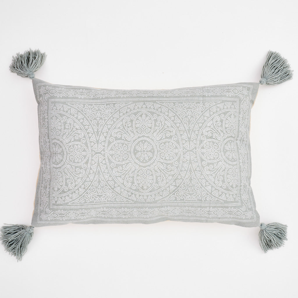 Kas Dove Grey Cushion