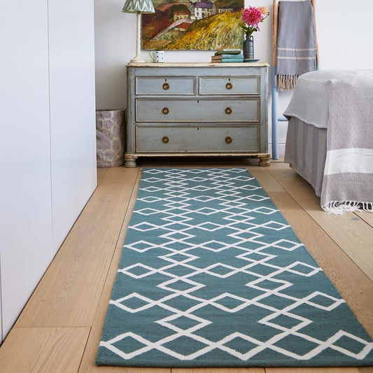 Teal Juno Runner Rug