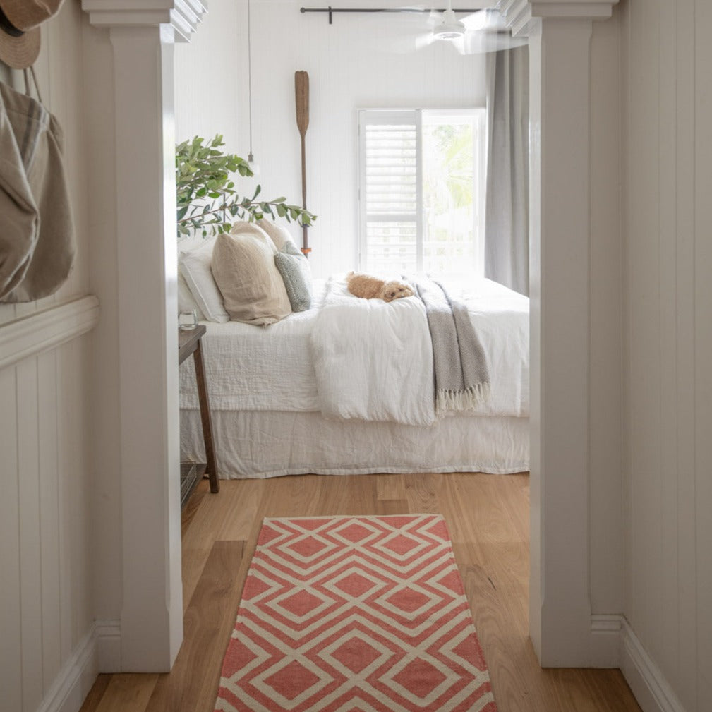 Coral Iris Runner Rug - Sale Item