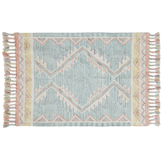 Weaver Green Andalucia Paloma geometric pale teal rug