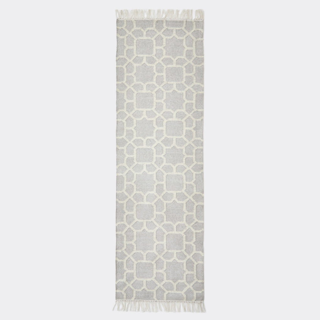 grey moroccan runner rug