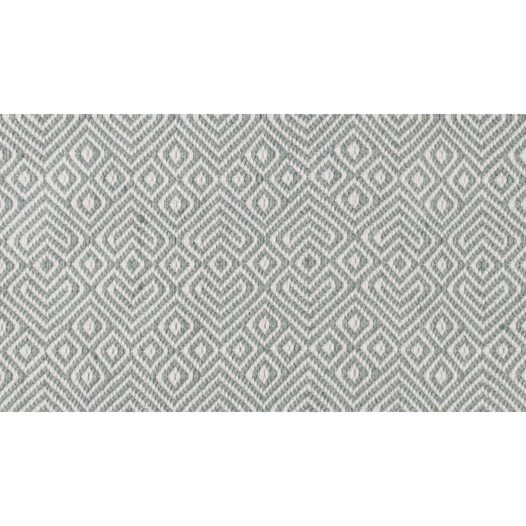 detail of dove grey handwoven rug 